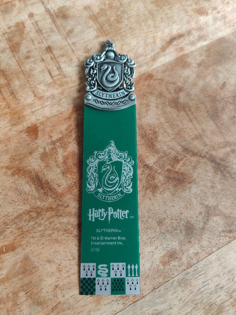 The Noble Collection Harry Potter Boekenlegger Slytherin, Ophalen of Verzenden, Zo goed als nieuw