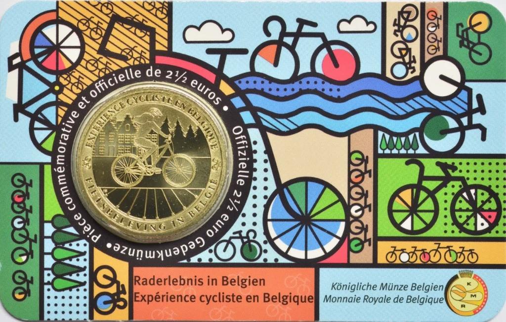 CC 2,5 euro België 2023 Fietsbeleving Frans, Ophalen of Verzenden, België, 5 euro
