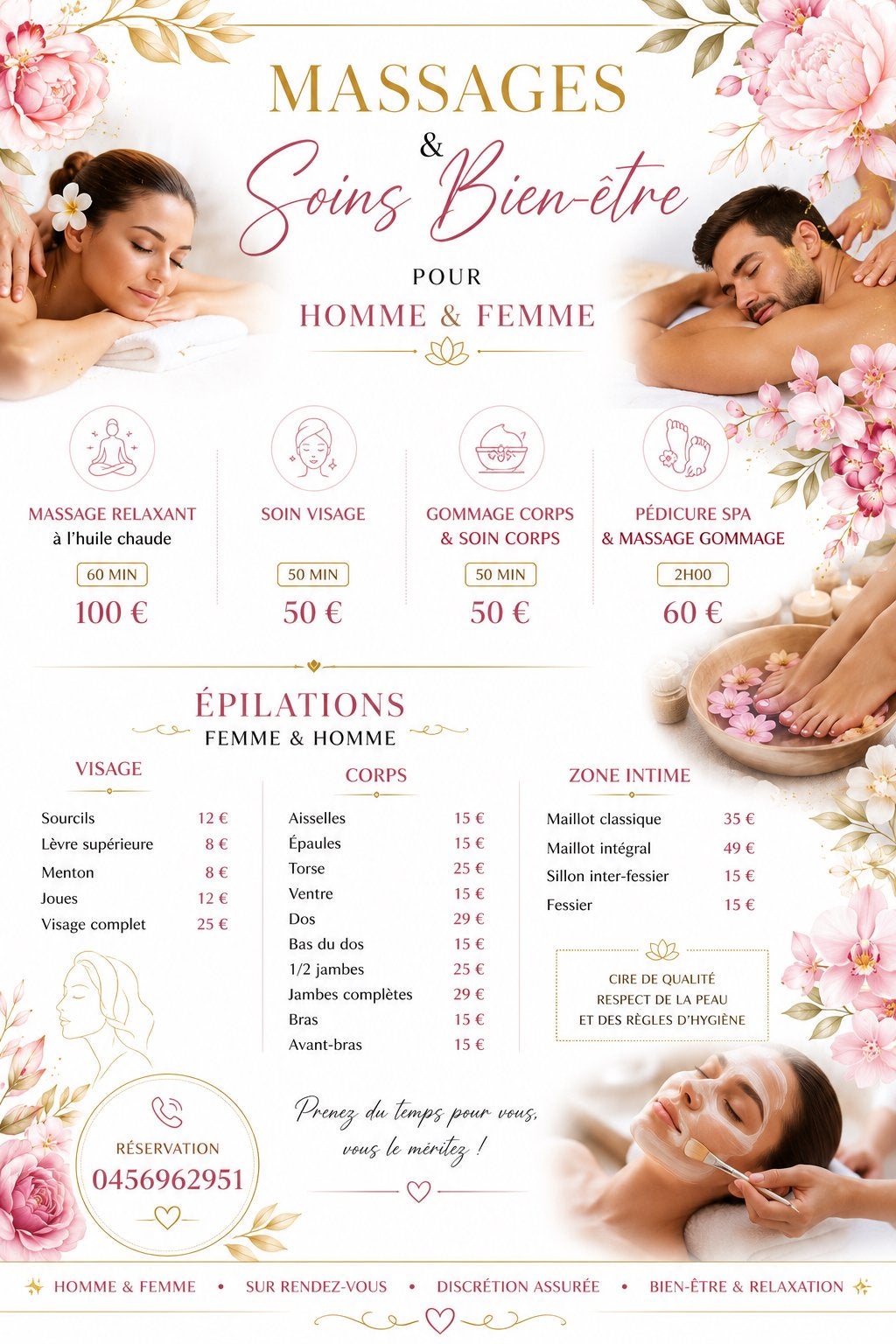 Massages & Soins Bien-Être, Services & Professionnels, Bien-être | Masseurs & Salons de massage