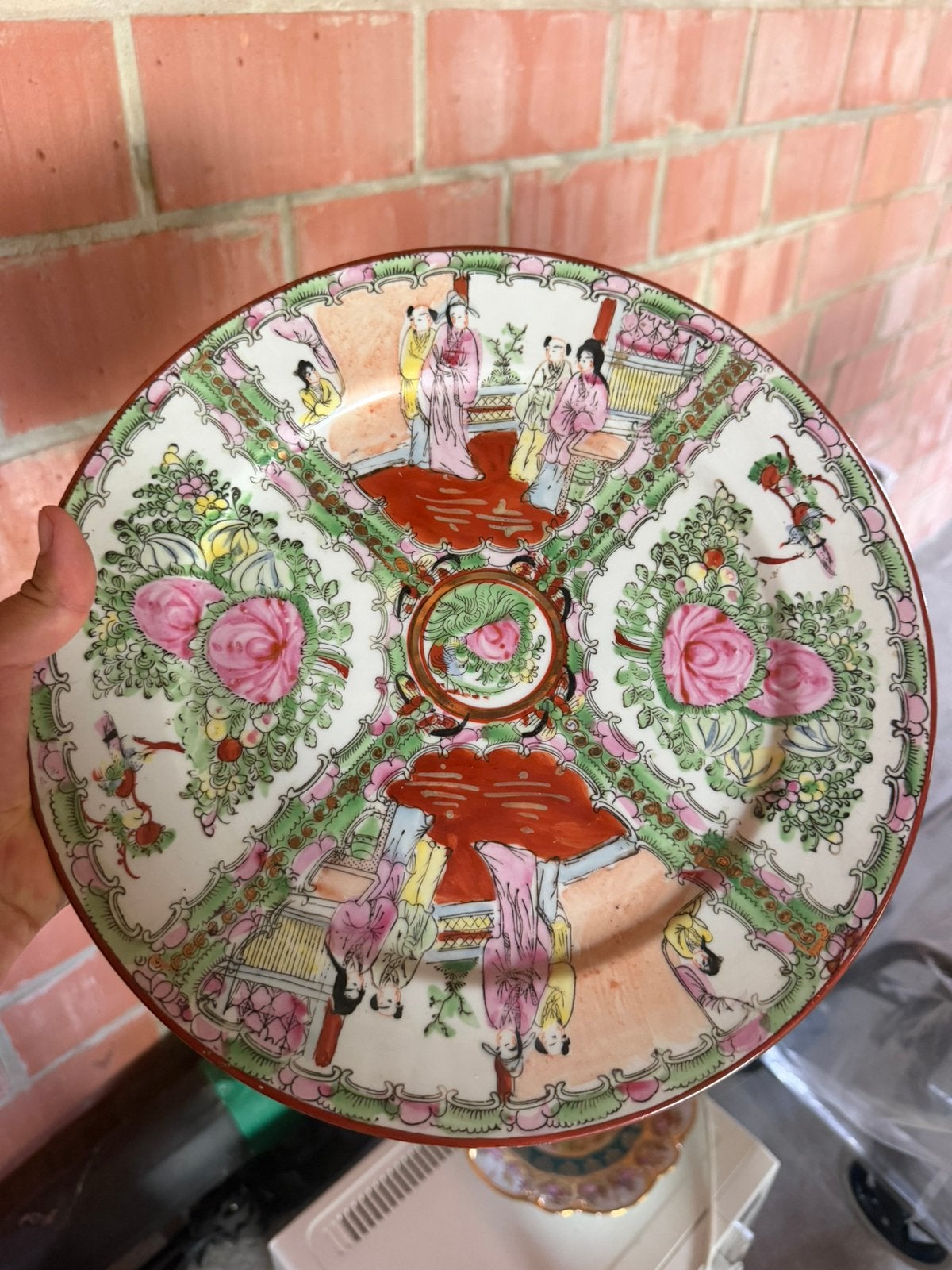 Chinese Familie Rose Medal, Antiek en Kunst, Antiek | Schalen, Ophalen of Verzenden