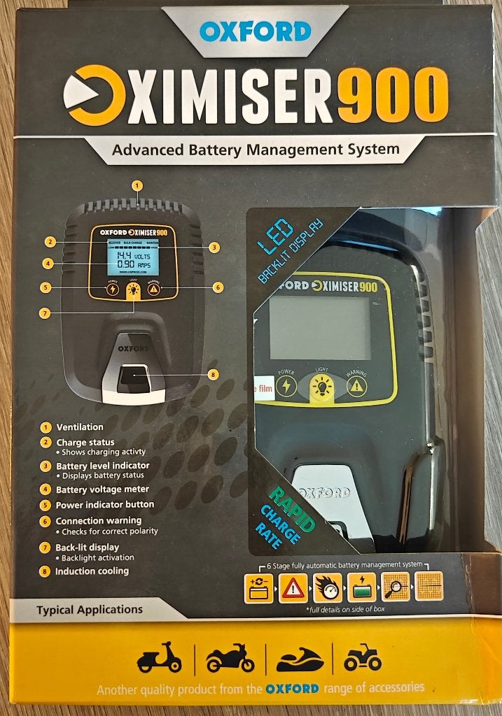 Oxford Oximiser 900 Druppellader  (Nieuw in doos), Motoren, Ophalen of Verzenden