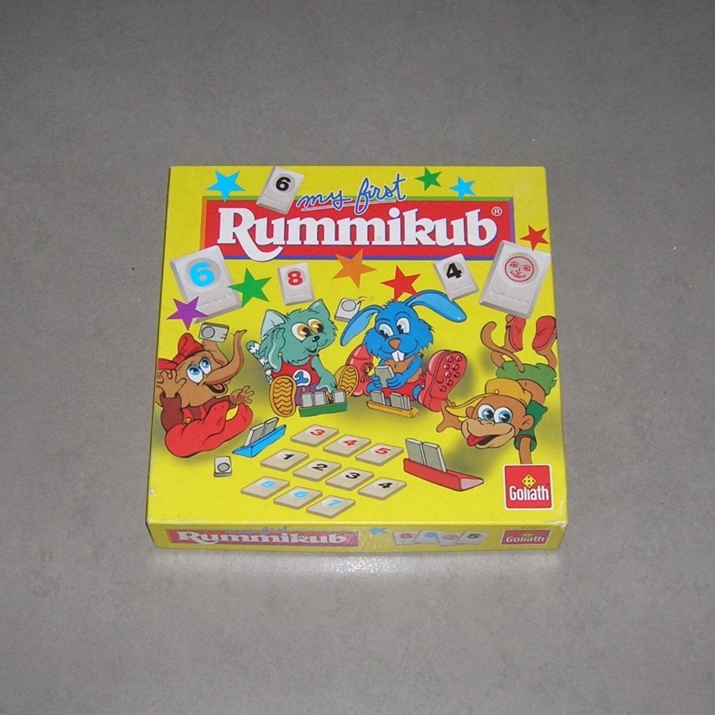 Spel: My first Rummikub (cijfers), Hobby & Loisirs créatifs, Trois ou quatre joueurs, Enlèvement, Comme neuf, Goliath