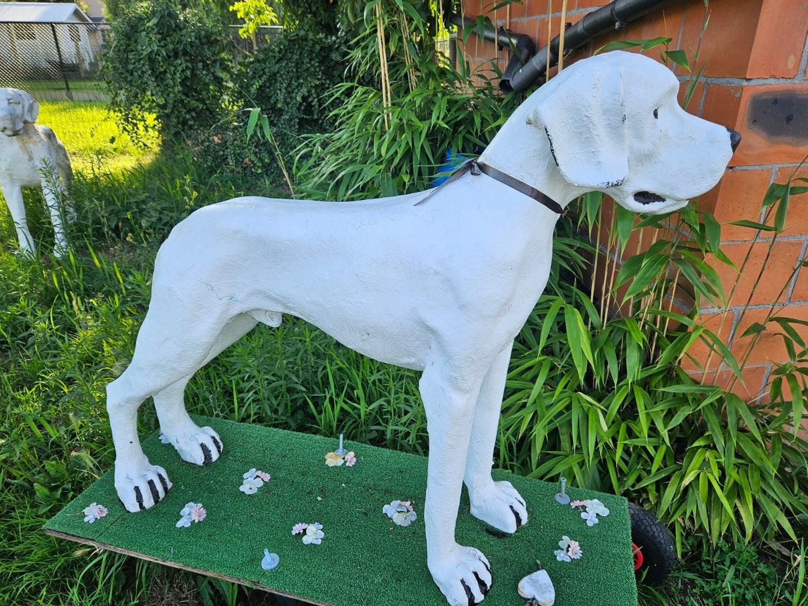 Polyestere hond, Tuin en Terras, Tuinbeelden, Ophalen