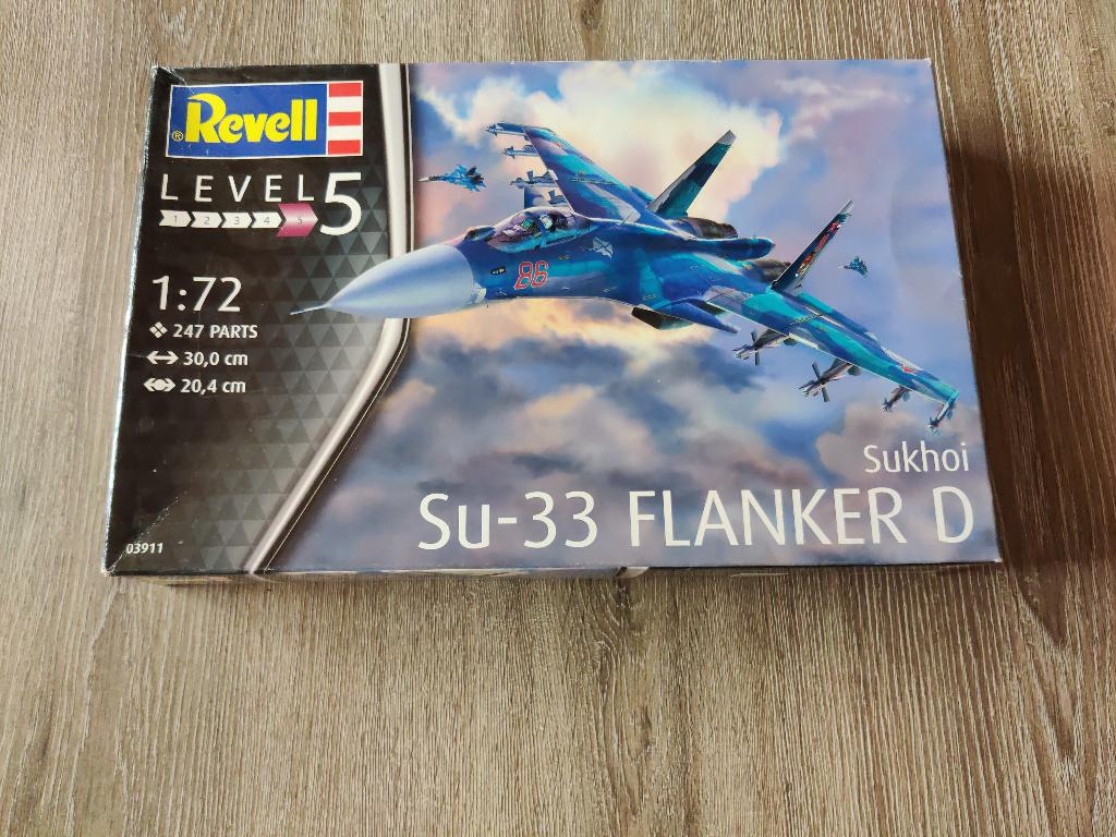 Revell Sukhoi Su‑33 Flanker D – 1/72 – Réf. 03911, Neuf, Enlèvement ou Envoi, Revell, 1:72 à 1:144