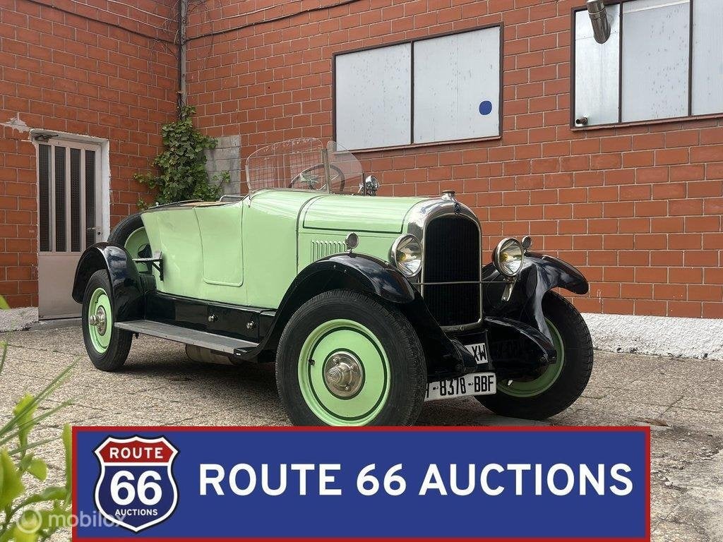 Citroën B14 G Caddy | 1927 | Route 66 Auctions, Citroën, Zwart, Bedrijf, Handgeschakeld