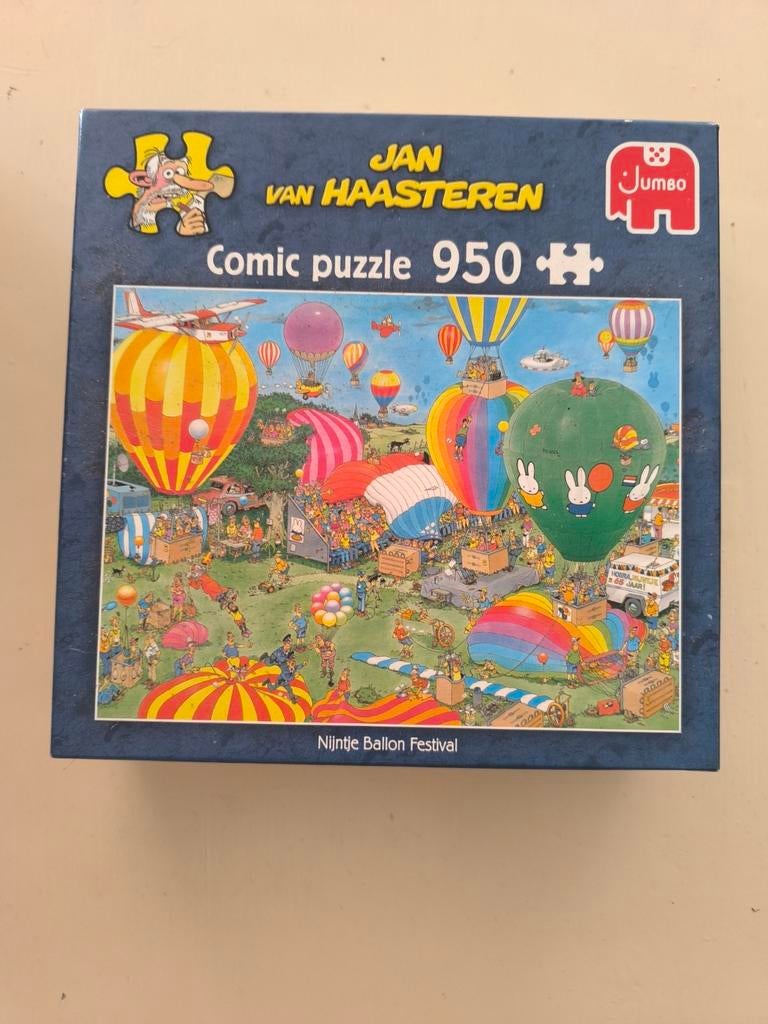 Nieuwe puzzel Jan Van Haasteren . Nijntje ballon festival, Ophalen