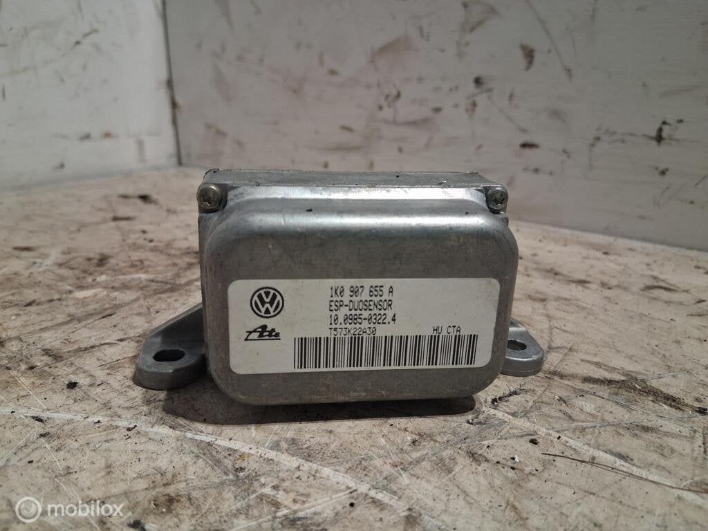 ESP duo sensor Audi A3 8P 2.0 FSI ('03-'12) 1K0907655A, Auto-onderdelen, Audi, Gebruikt, Audi, Ophalen of Verzenden
