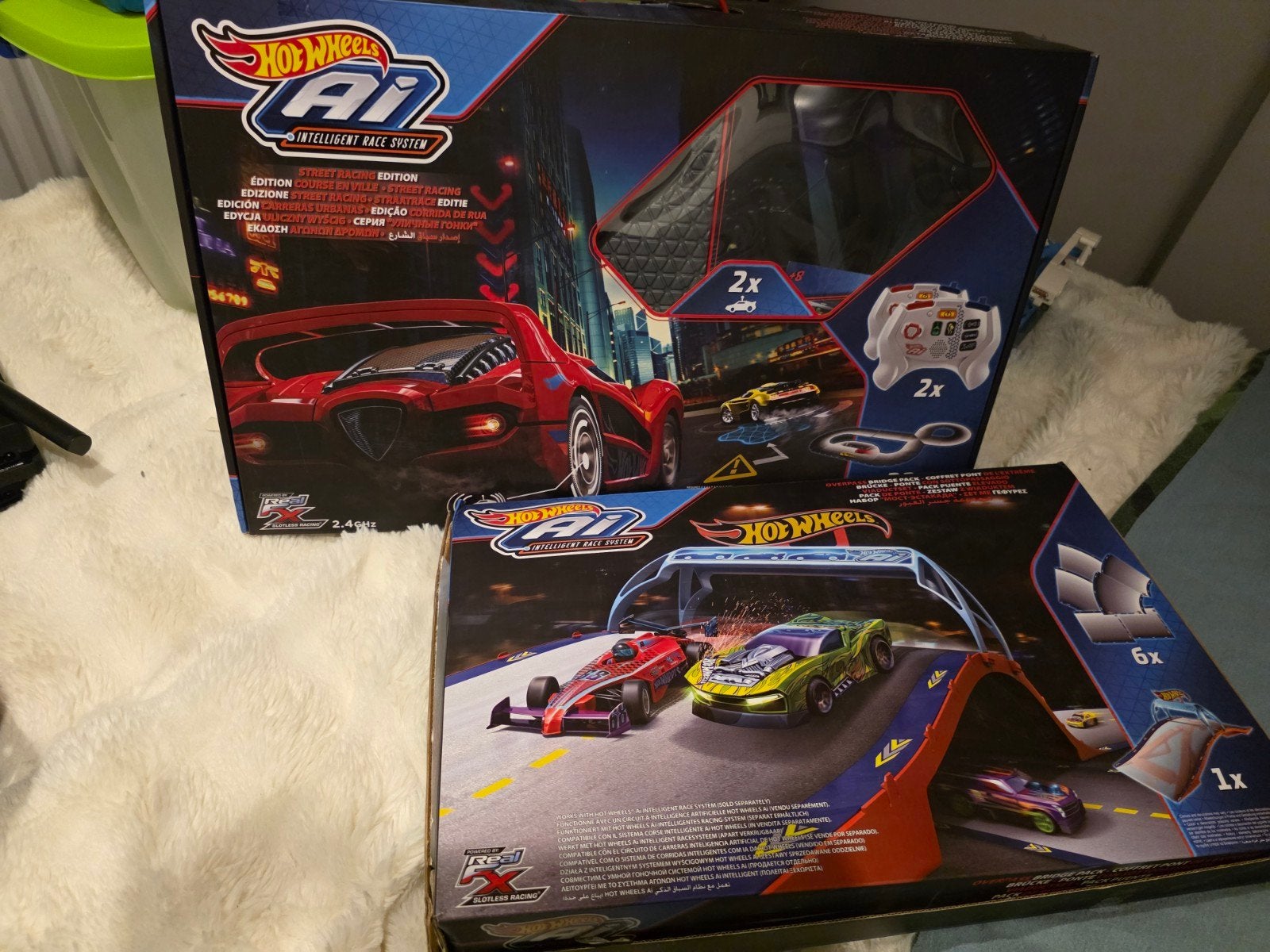 Hot Wheels AI Race Systeem met Brug Uitbreiding, Enlèvement