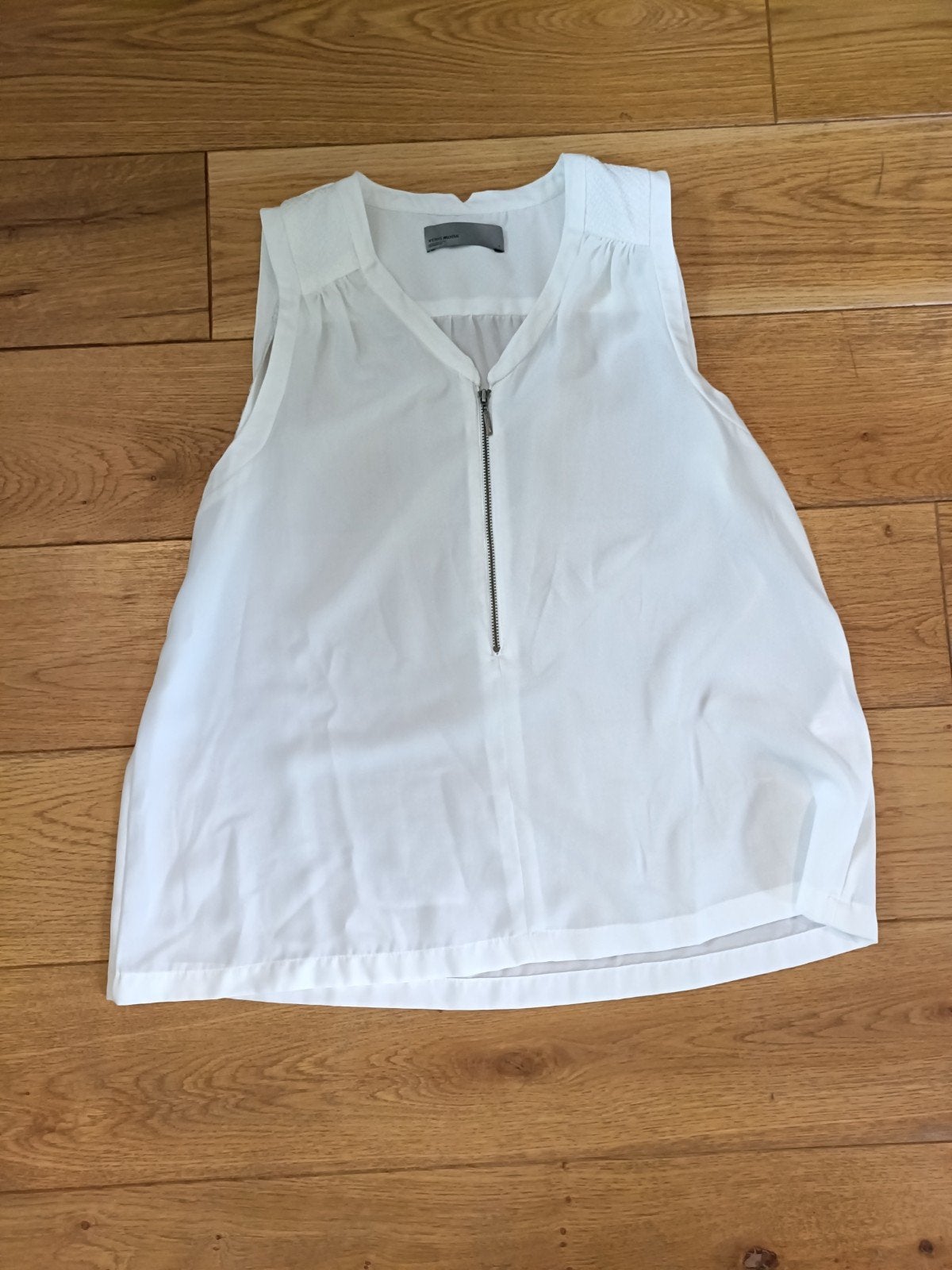 witte blouse, Vero Moda, Ophalen of Verzenden, Zo goed als nieuw, Korte mouw