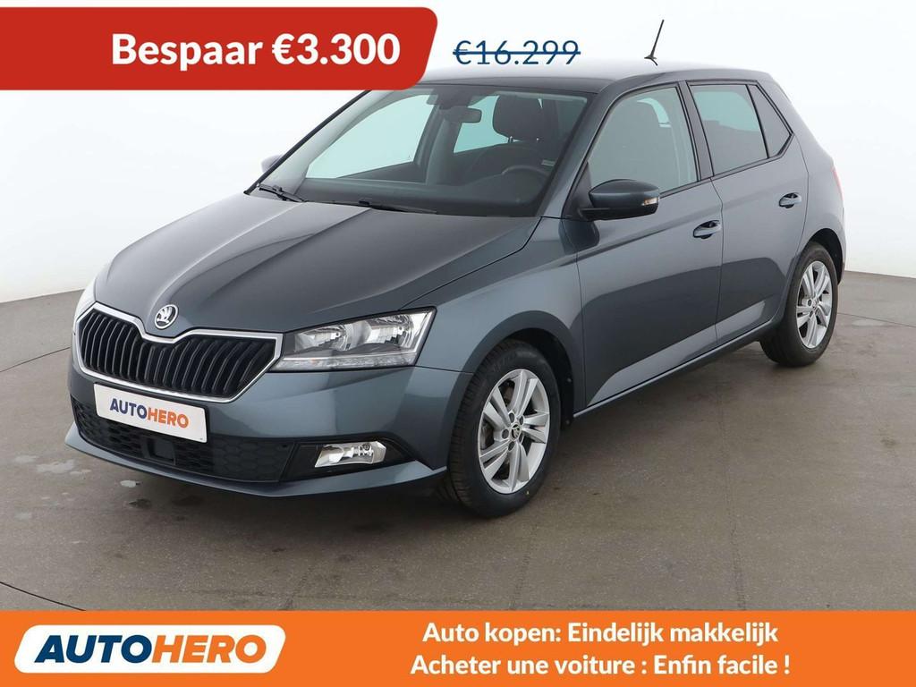 Skoda Fabia 1.0 TSI Ambition (bj 2021, automaat), Auto's, Stof, Gebruikt, 95 pk, 5 zetels