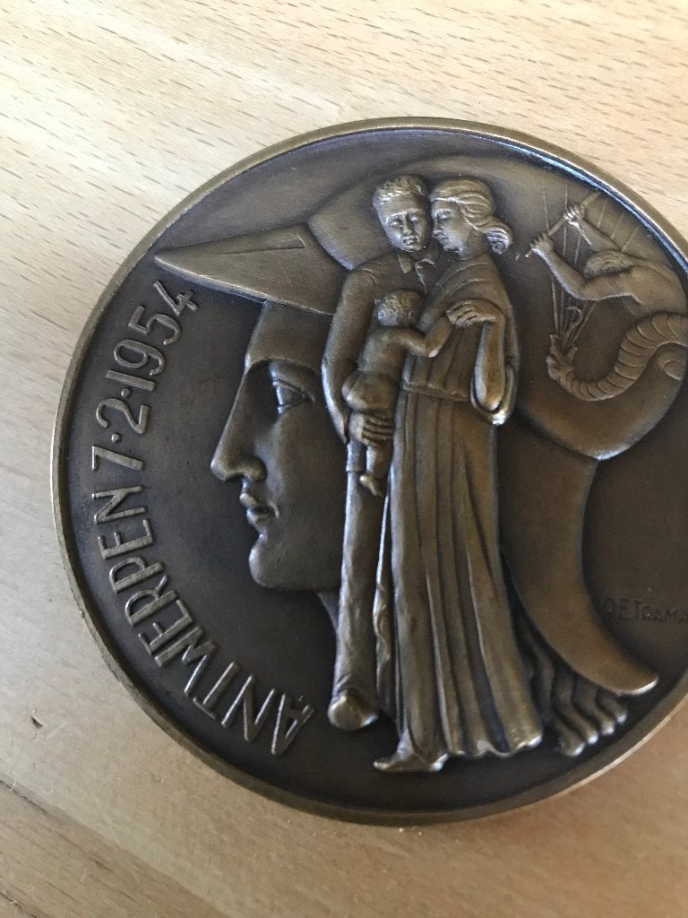 Medaille: Inwijding Prov. Veiligheidsinstituut Antwerpen, Ophalen of Verzenden, Nieuw