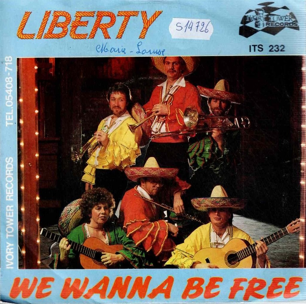 Vinyl, 7" /  Liberty  – We Wanne Be Free, CD & DVD, Vinyles | Autres Vinyles, Enlèvement ou Envoi, 1980 - 1989, Autres formats