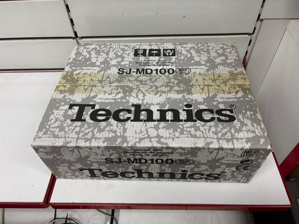 Platine MiniDisc Technics SJ-MD100 - Boîte d'origine - Rare, Enlèvement ou Envoi, Comme neuf, Technics