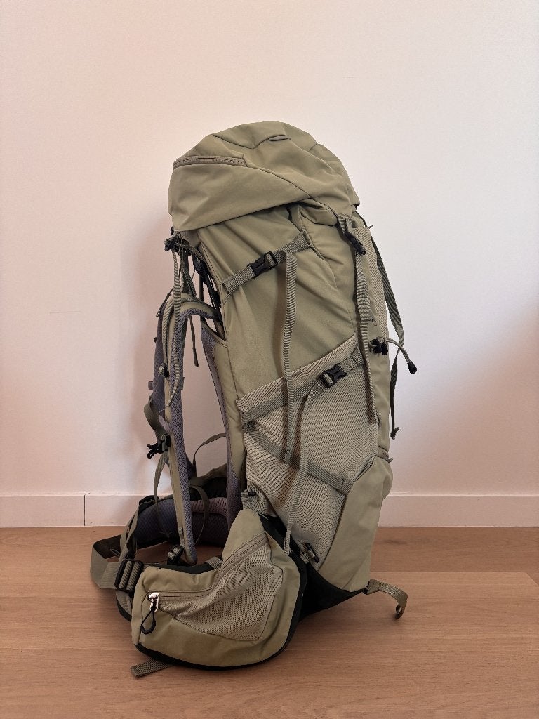 Deuter Aircontact Core 55+10 SL, Ophalen of Verzenden, Zo goed als nieuw, Groen