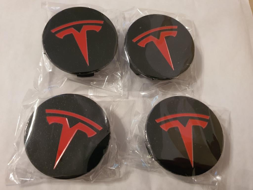 Tesla velgen naafdoppen center caps 56 mm, Auto diversen, Wieldoppen, Ophalen of Verzenden, Nieuw