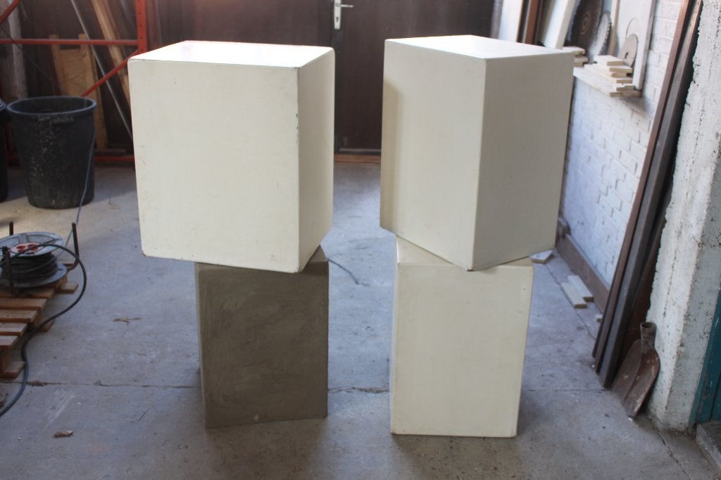 Sokkels voor beeldhouiwwerk, Ophalen, 50 - 100 cm, Wit, Beeld