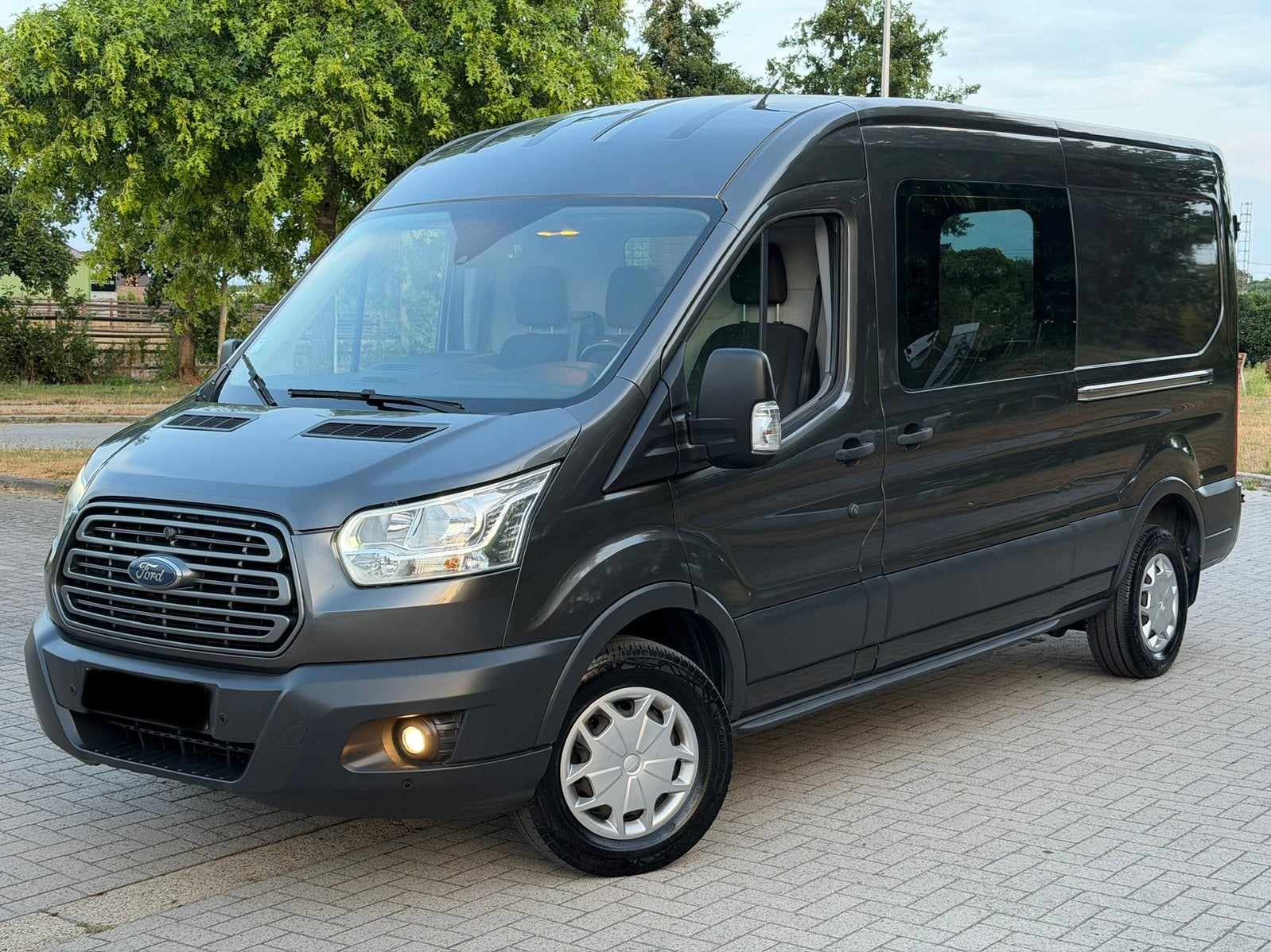 FORD TRANSIT 2.0TDCI “EURO 6” 2 schuifdeuren ✅GEKEURD, Auto's, Euro 6, Diesel, Particulier, Cruise Control