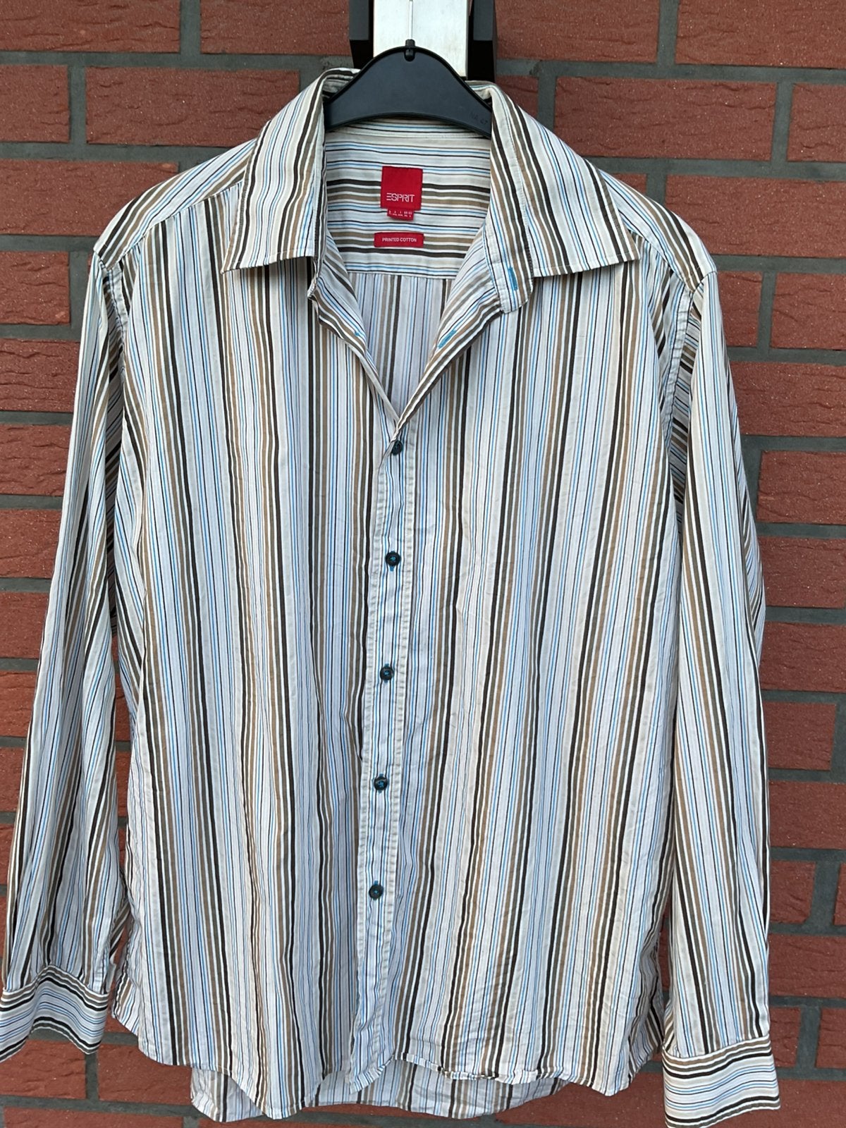 Gestreept mannenhemd  Maat XL zie foto !!!, Kleding | Dames, Ophalen of Verzenden, Zo goed als nieuw, Maat 46/48 (XL) of groter