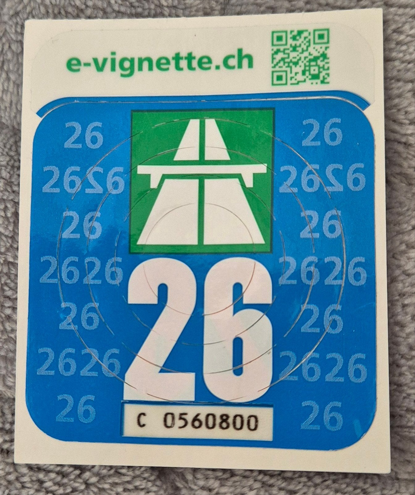 Vignet Zwitserland nieuw
