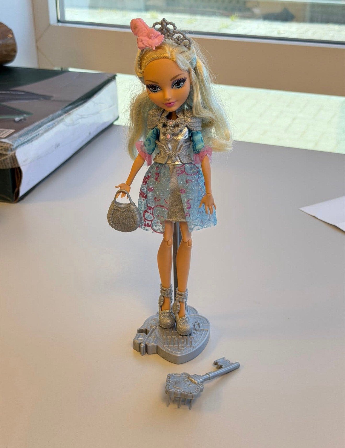 Ever After High Darling Charming compleet Mattel wave 1 pop, Ophalen of Verzenden, Zo goed als nieuw, Fashion Doll
