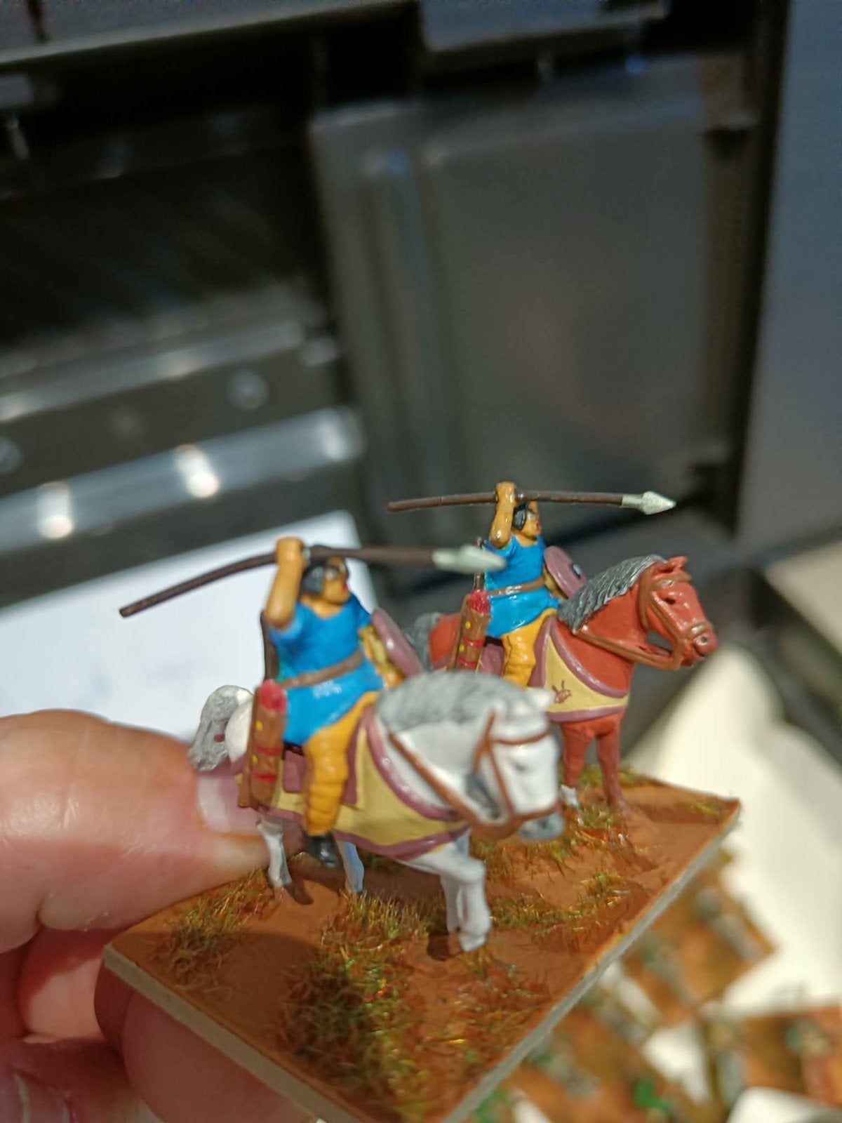 Tinnen minifigs Oudheid Macedonisch Grieks schaal 25mm, Ophalen