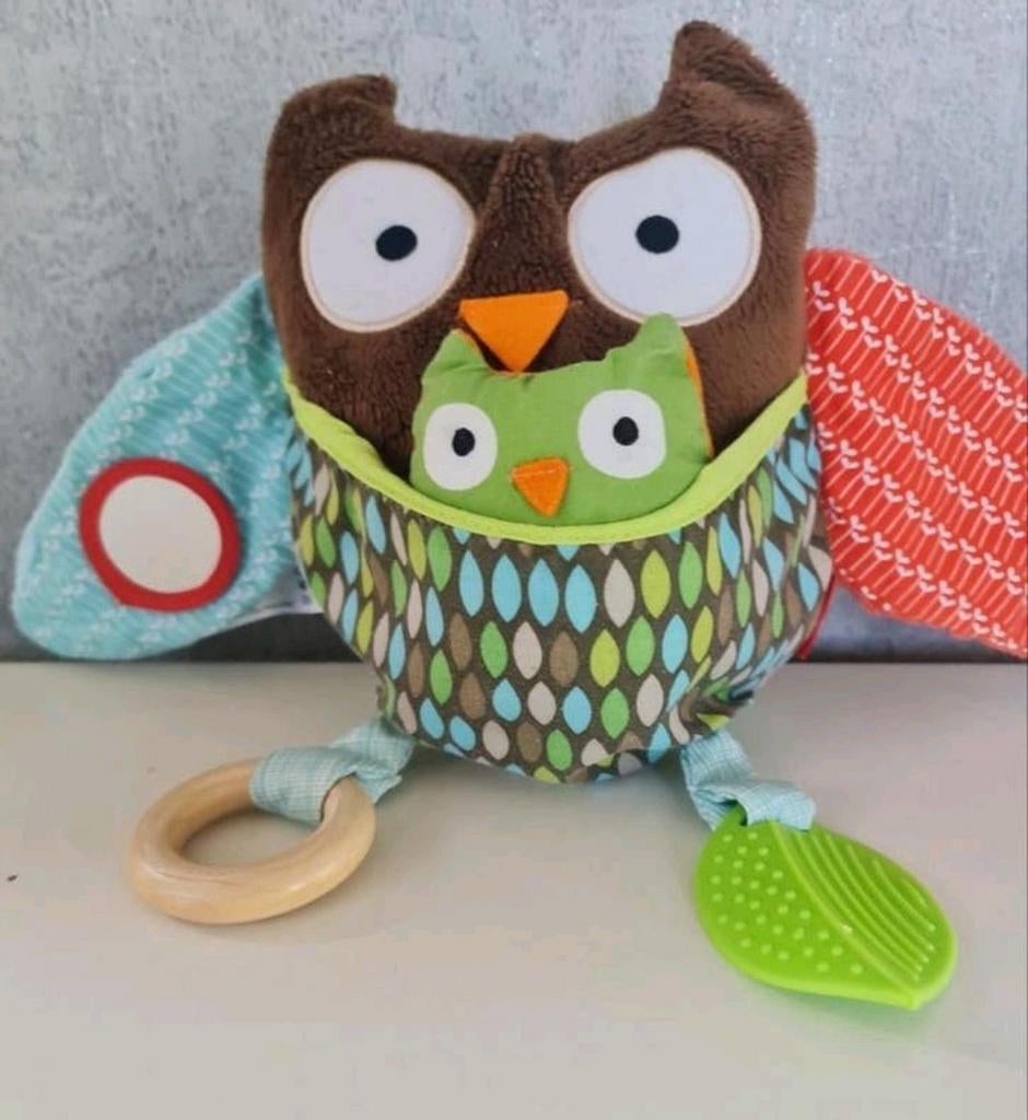 Babyspeelgoed : Hop Zoo - Activity knuffel - Uil, Kinderen en Baby's, Ophalen of Verzenden