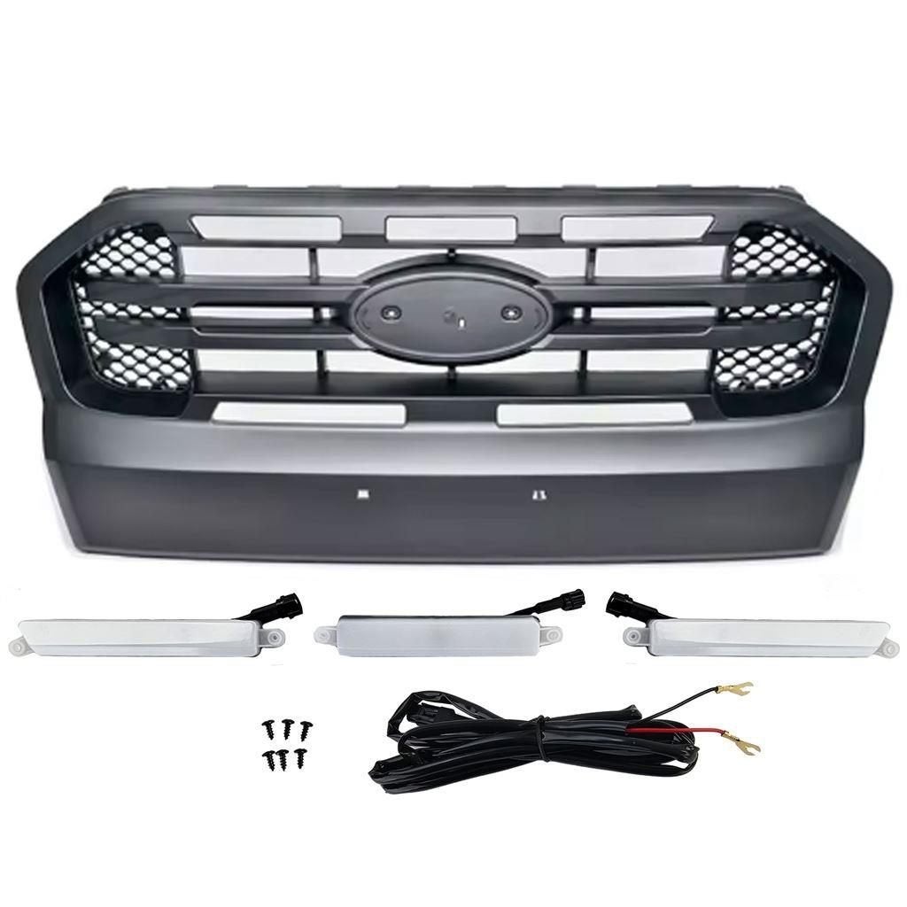 Embleem Loze Zwarte Performance Grill Led Voor Ford Ranger T, Verzenden