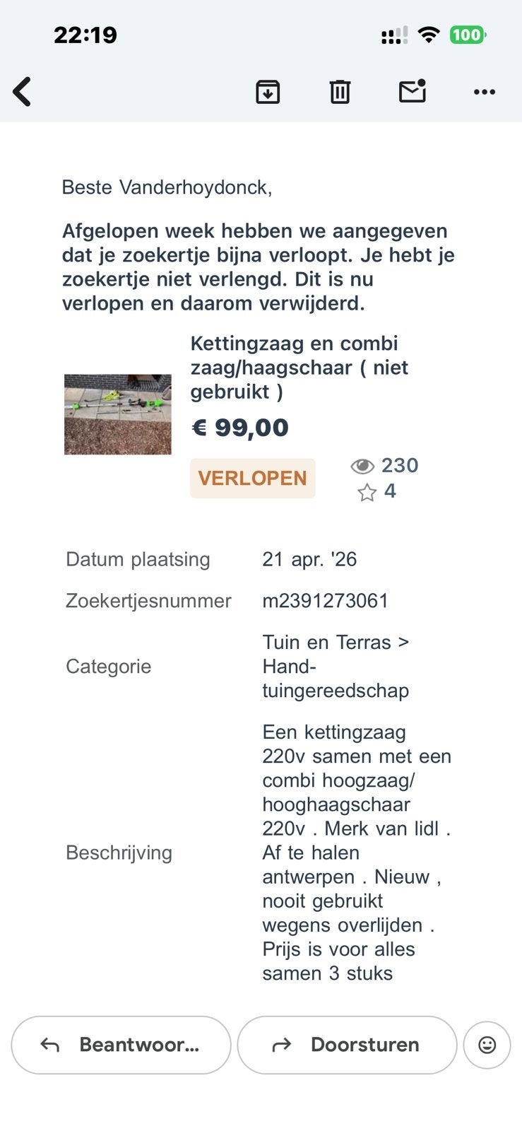 Houtzaag, Tickets en Kaartjes