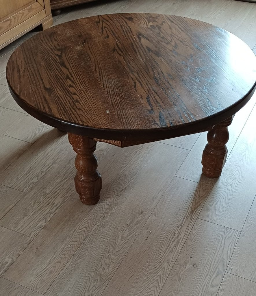 Salontafel (Donker eiken), Ophalen, Gebruikt, 50 tot 100 cm, 50 tot 100 cm