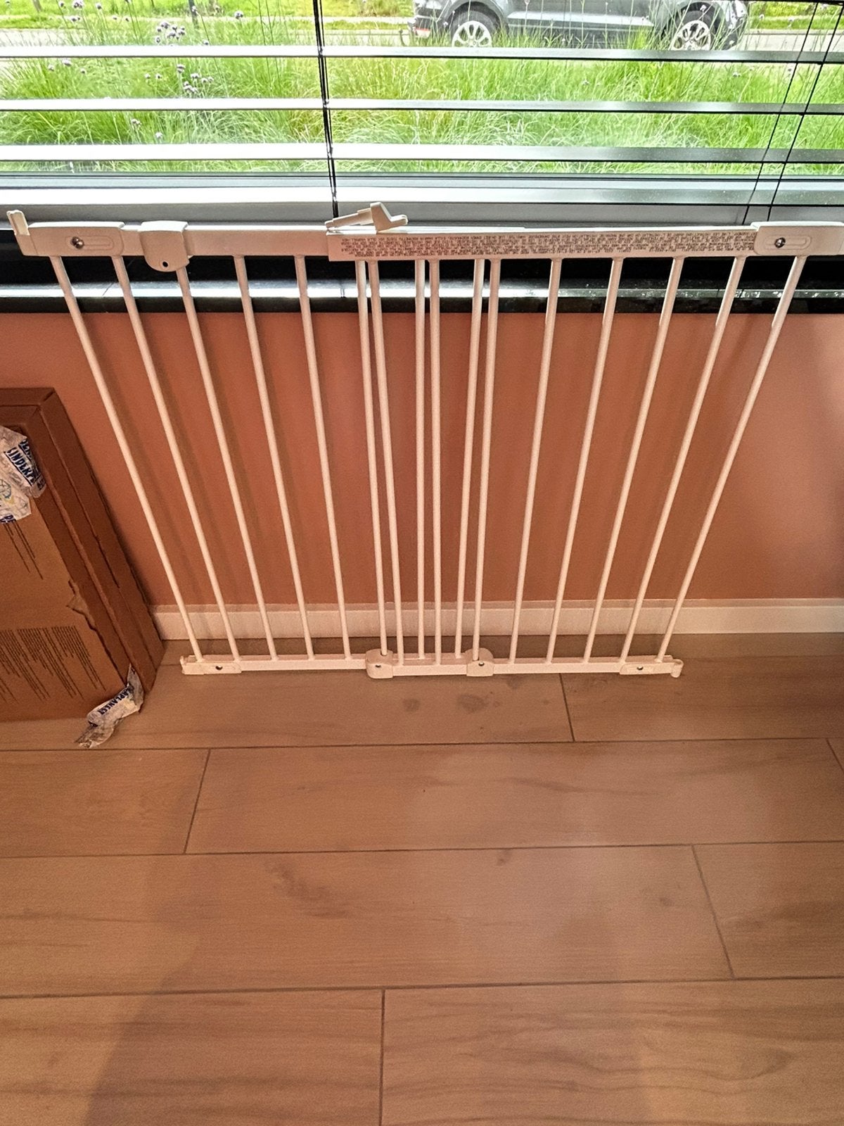 4x Traphekje :flexi fit metal white Babydan, Kinderen en Baby's, Ophalen, Nieuw, 100 tot 115 cm, Metaal of IJzer