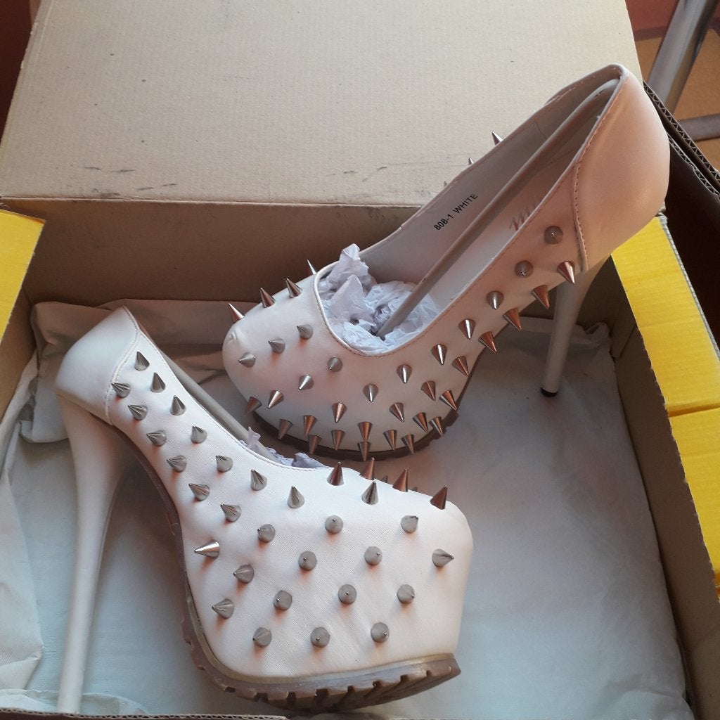 sexy high shoes, Kleding | Dames, Pumps, Verzenden, Wit, Nieuw