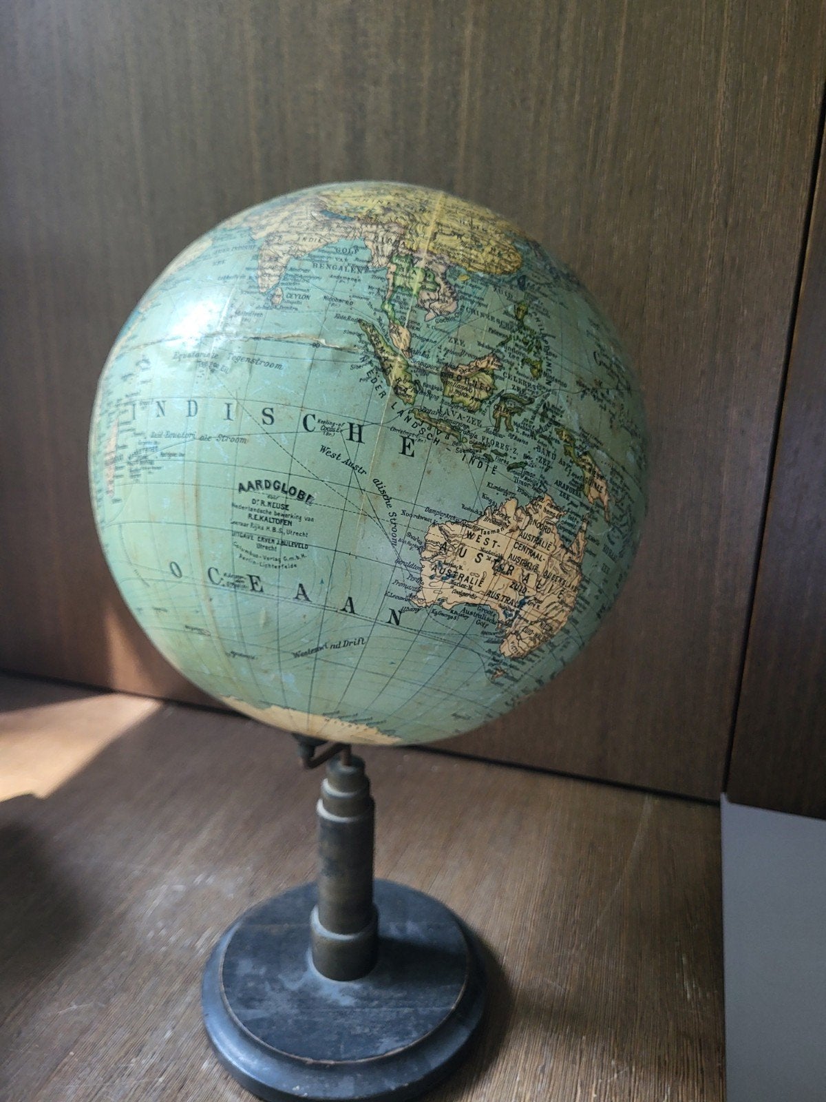 aardglobe dr. R Neuse Kaltofen ca 1925, Ophalen of Verzenden