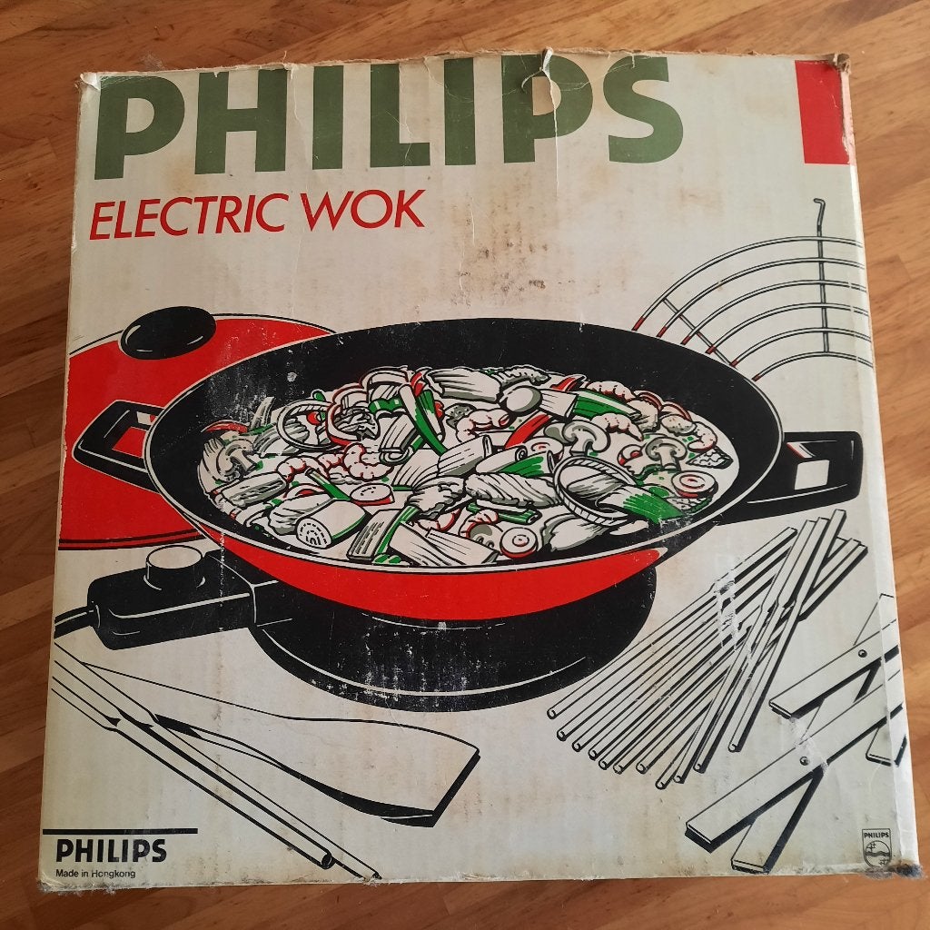 elektrische wok deksel rekje PHILIPS / wokpan / wajan, Ophalen, Gebruikt, Wok