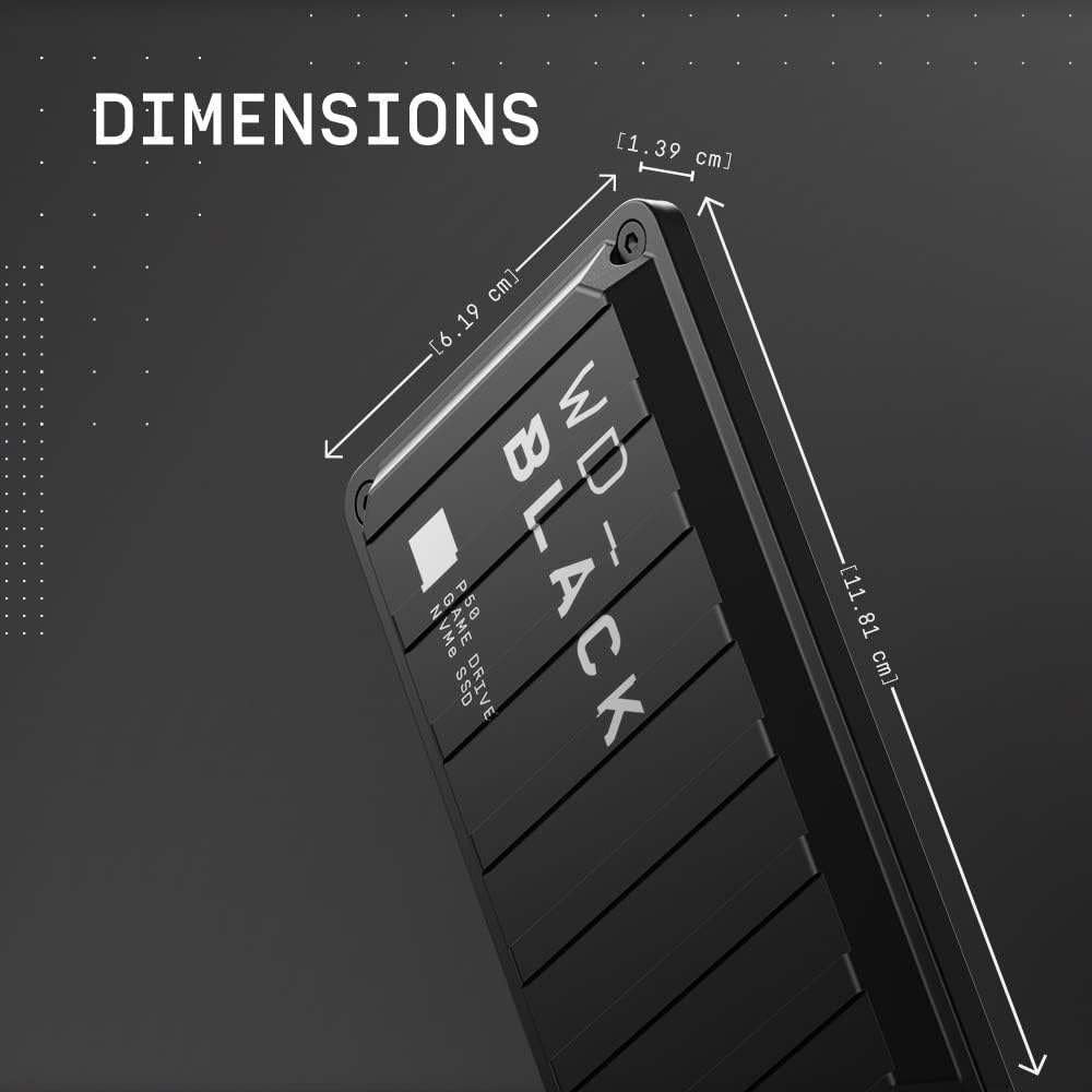 WD_Black P50 1Tb (Game Drive SSD) PC, PlayStation, Xbox, Neuf, SSD, USB, WD