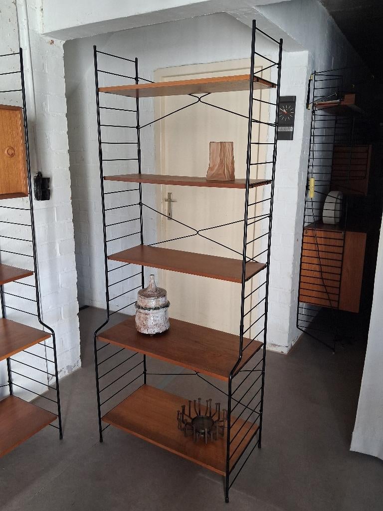 Retro WHB wandmeubel, jaren 60 kast vrijstaand, Huis en Inrichting, Kasten | Wandmeubels, Ophalen, Met plank(en), Gebruikt, Minder dan 150 cm