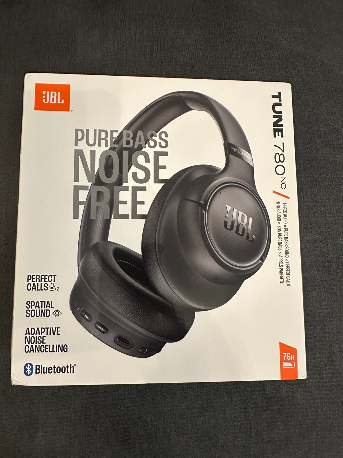 JBL Tune 780NC Zwart, Ophalen, JBL, Nieuw, Draadloos