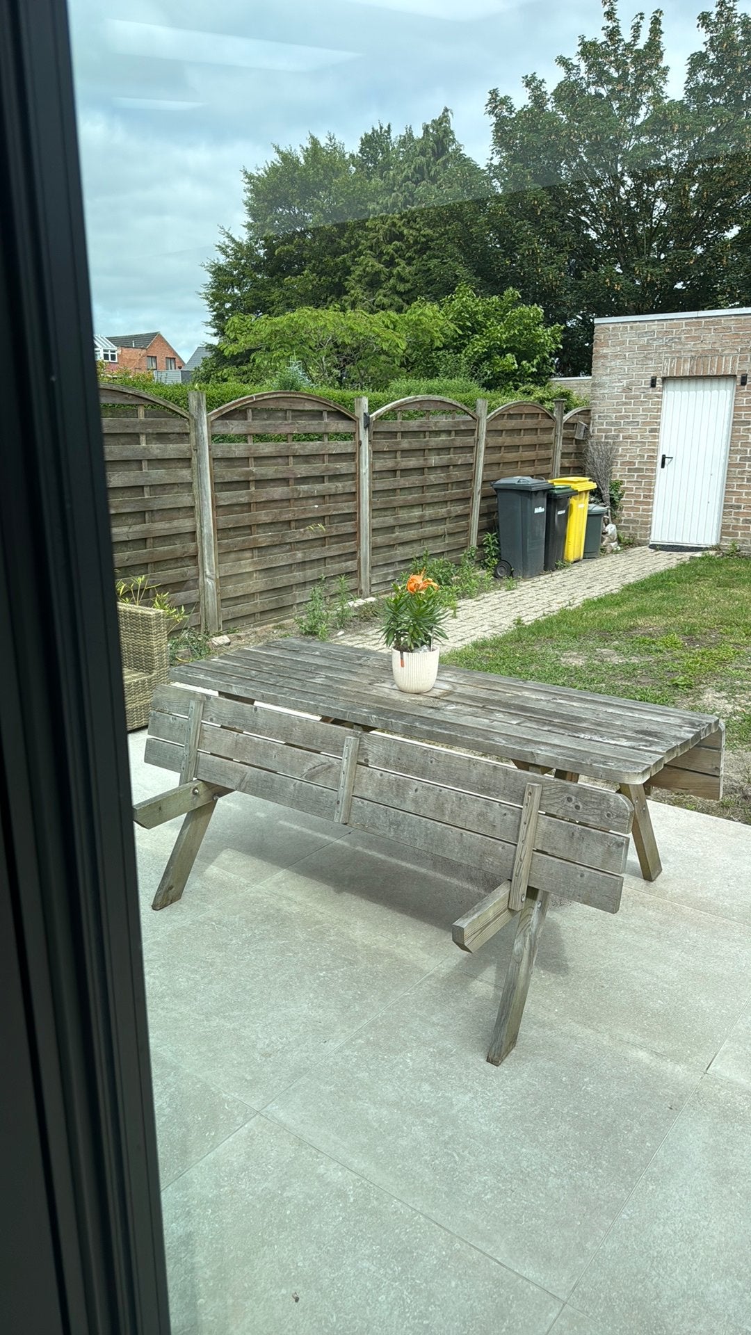 Leuke picknicktafel, Ophalen, Gebruikt, Inklapbaar, Rechthoekig