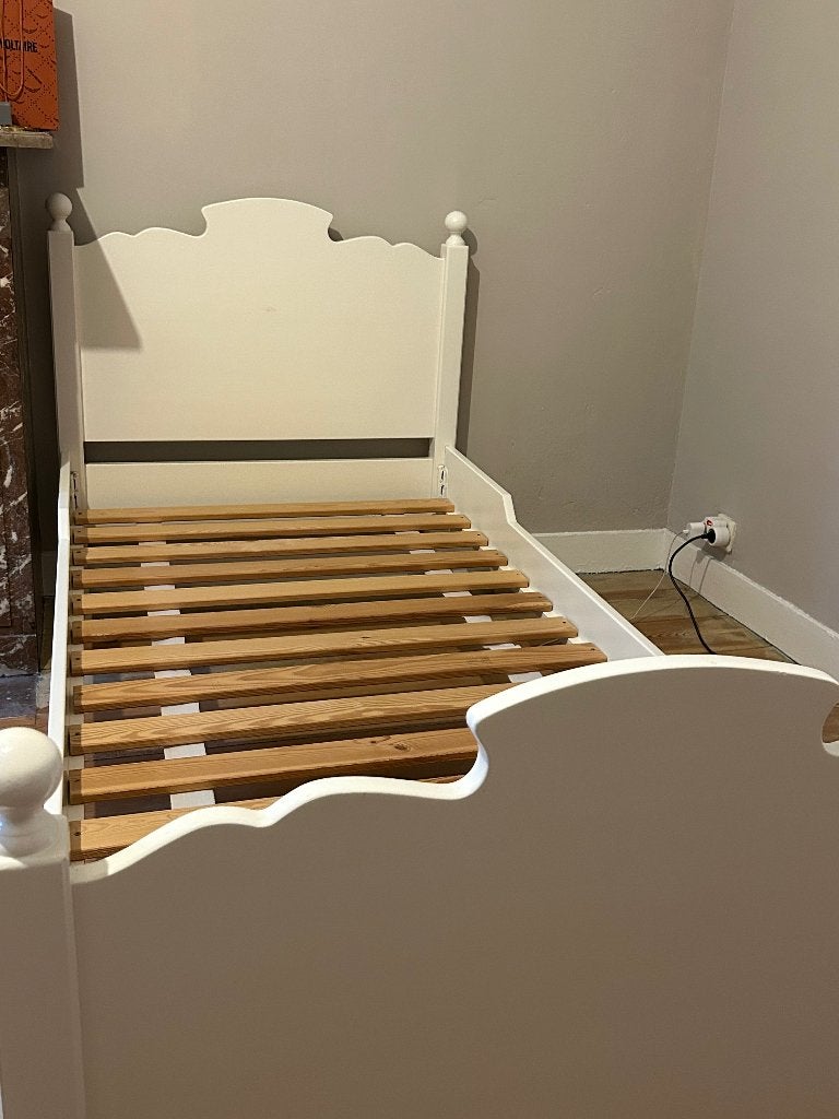 kinderbed, Kinderen en Baby's, 85 tot 100 cm, Gebruikt, 180 cm of meer, Ophalen