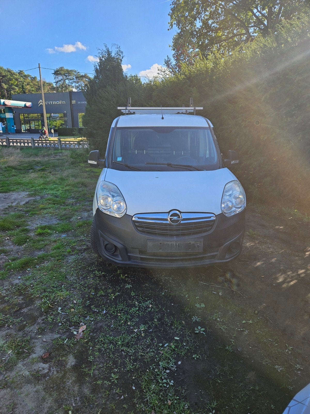 opel combo 1.3 lichte vracht 2017, Auto's, Voorwielaandrijving, Stof, Wit, Particulier