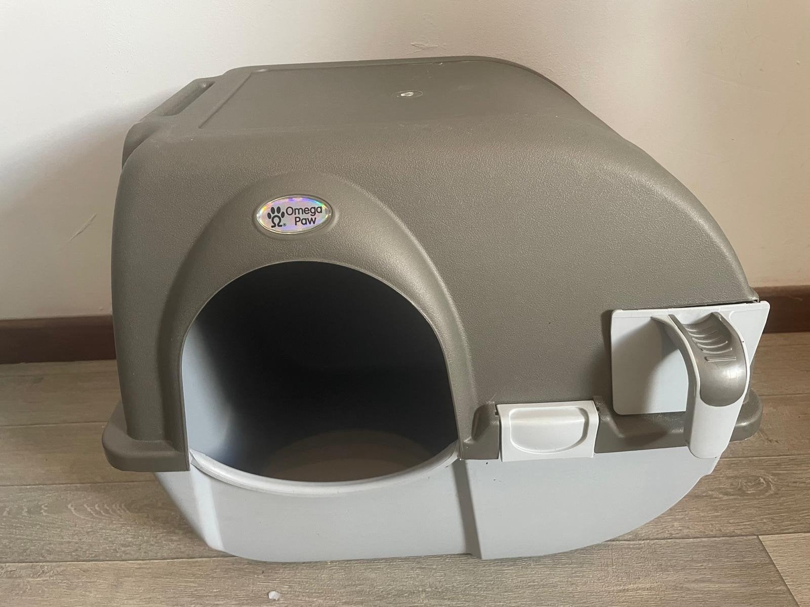 Omega Paw zelfreinigende kattenbak, Dieren en Toebehoren, Ophalen, Zelfreinigend, Gebruikt, Gesloten