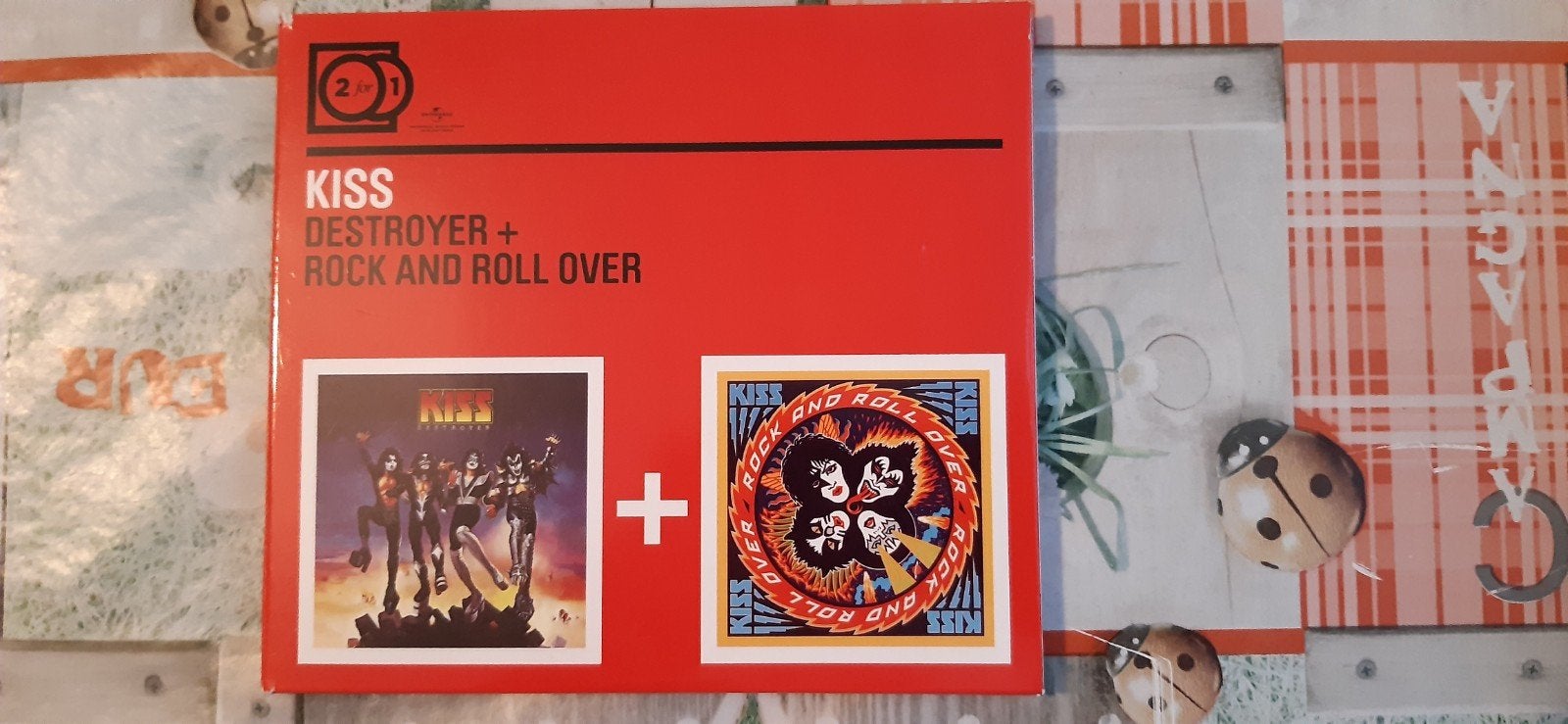 Kiss: Destroyer/ rock and roll over, Hard rock, Enlèvement ou Envoi, Digipak, Utilisé