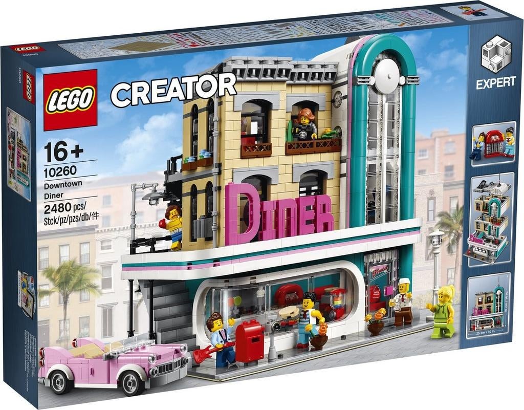 Lego 10260, Ophalen, Compleet, Lego
