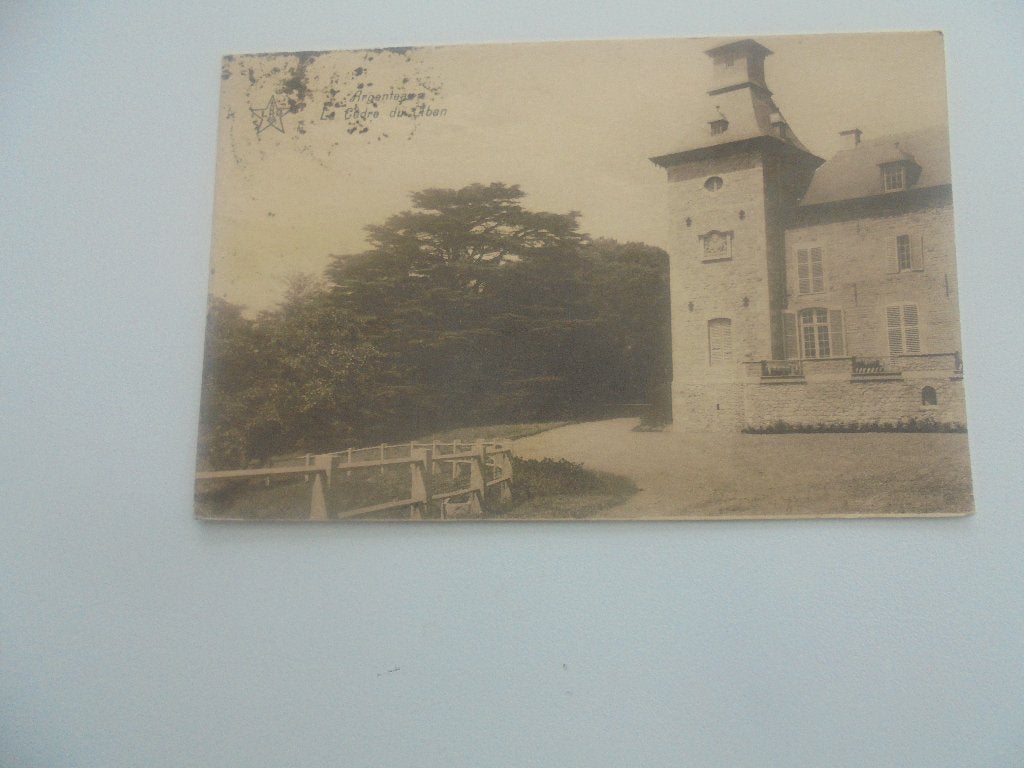 argenteaux- le cedre du liban, Envoi, 1920 à 1940, Affranchie, Liège