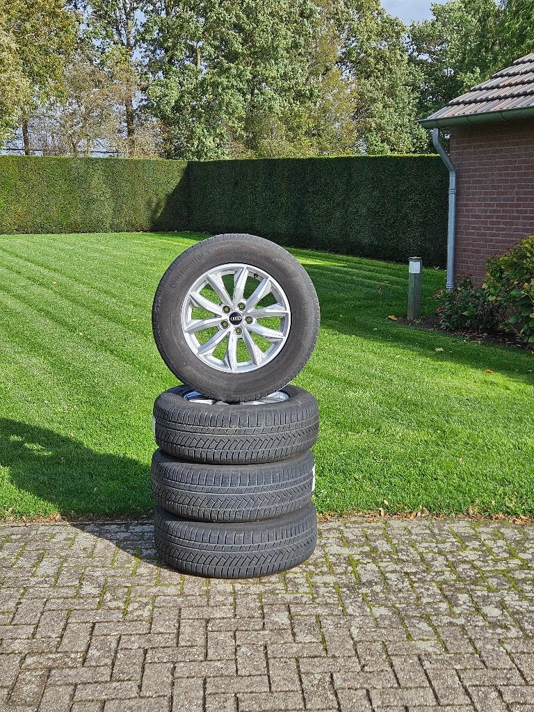 Jantes d'hiver d'origine Audi Q5 avec pneus hiver 80A601025J, Enlèvement ou Envoi, Utilisé, Audi