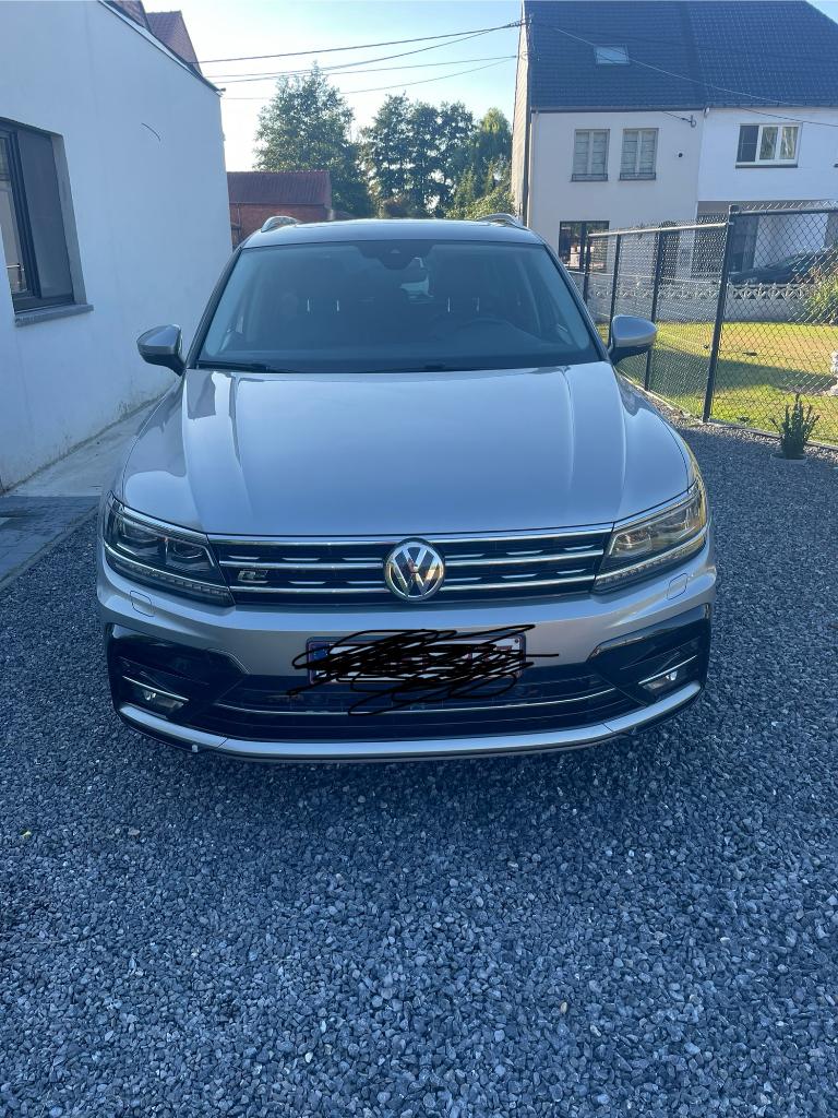 Volkswagen Tiguan R line 20l bou 2019 gekeurd v verkoop, Cuir, Argent ou Gris, Euro 6, Entreprise