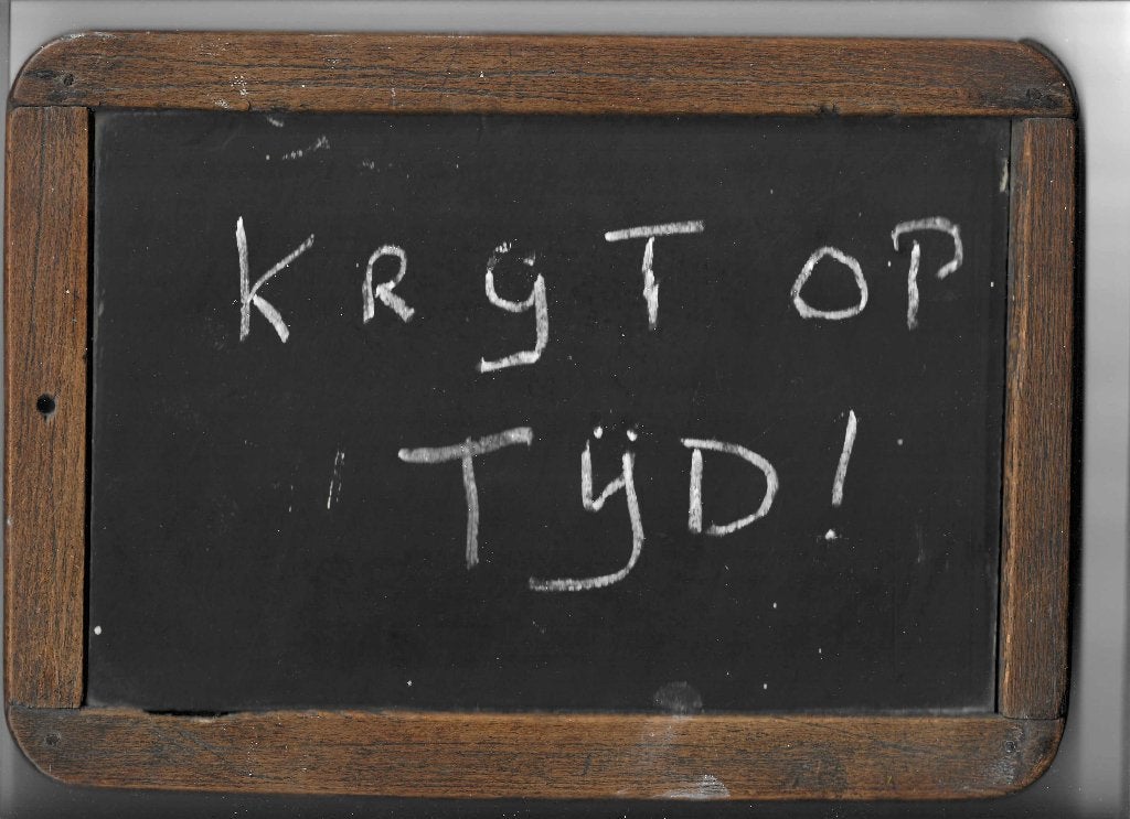 Oude schoollei, Ophalen of Verzenden, Gebruikt