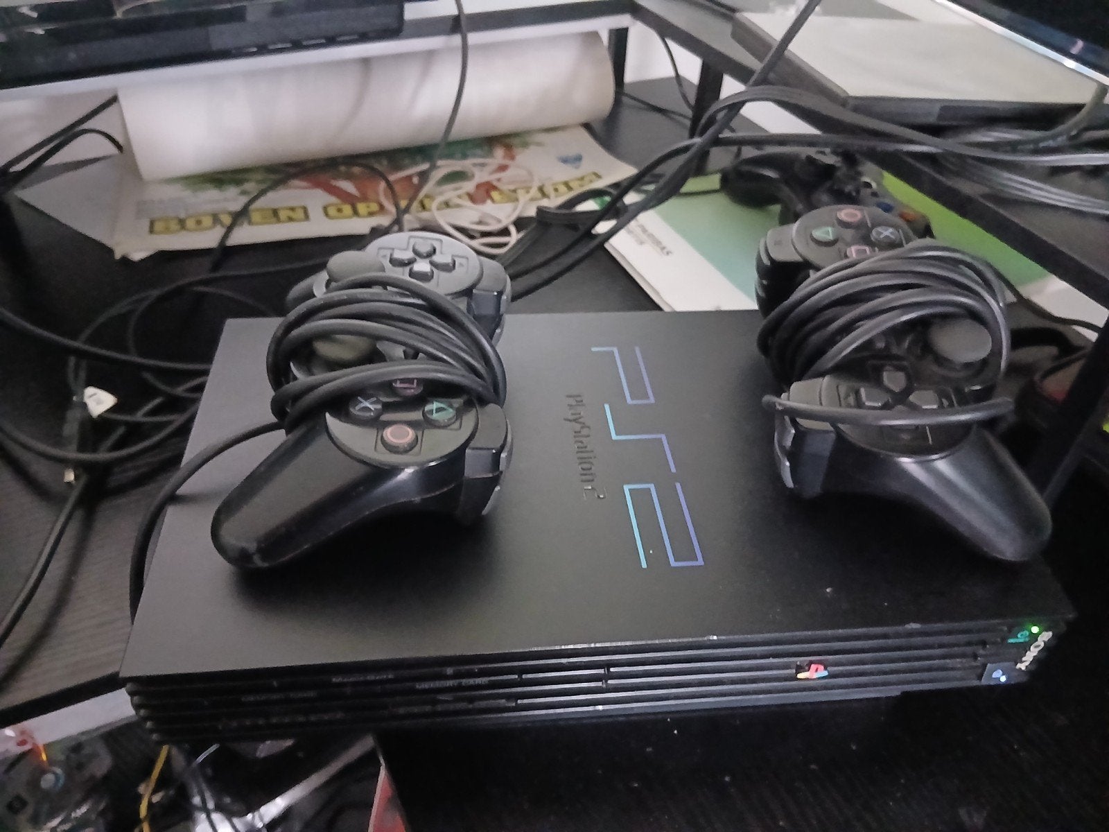 Playstation 2 2 manettes sony carte memoire, Games en Spelcomputers, Spelcomputers | Sony PlayStation 2, Met games