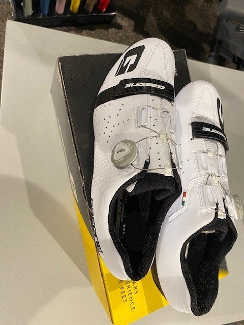 Chaussure de course Gaerne Volata blanche taille 43, Neuf, Enlèvement ou Envoi, Gaerne, Hommes