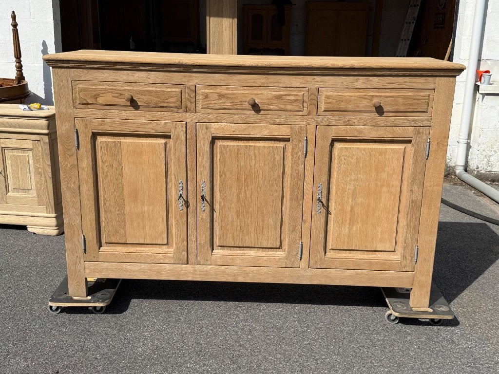 Dressoir en chêne massif brut, Maison & Meubles, Enlèvement, Chêne