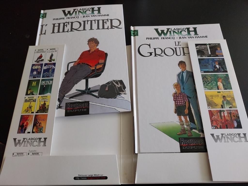 Couverture rigide Largo Winch 1 & 2 en parfait état, Enlèvement ou Envoi